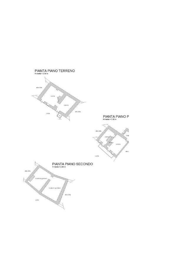Rustico Borgata Martinotti, San Pietro Val Lemina - planimetria 1