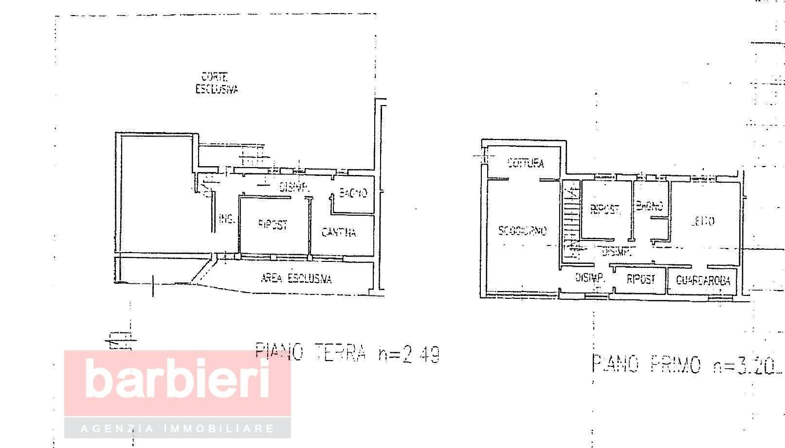 Foto 31 - Semi-detached house Viale Verdi
 
8, Cervia - floor plans 1