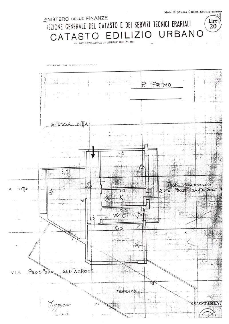 pln int.7 - Trilocale via prospero santacroce, Roma - planimetria 1