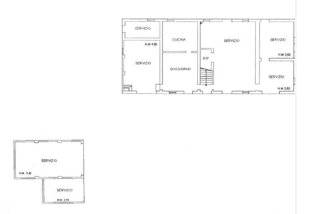 Rustico Via Bagnolo Salara, Ravenna (zona Castiglione di Ravenna) - planimetria 1