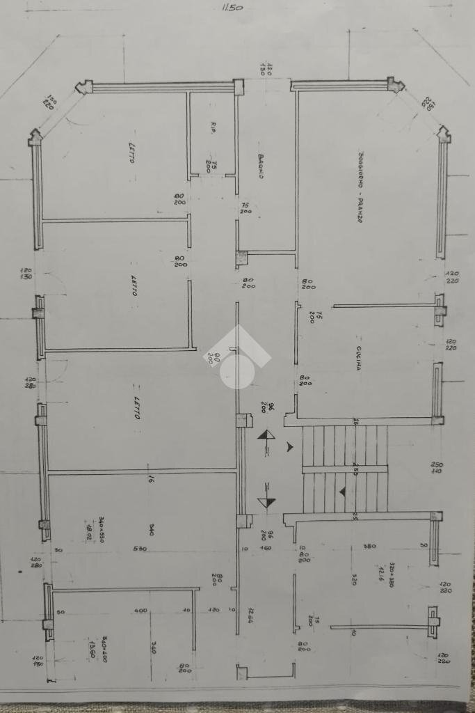 Quadrilocale Via dei Tulipani, Roncofreddo - planimetria 1