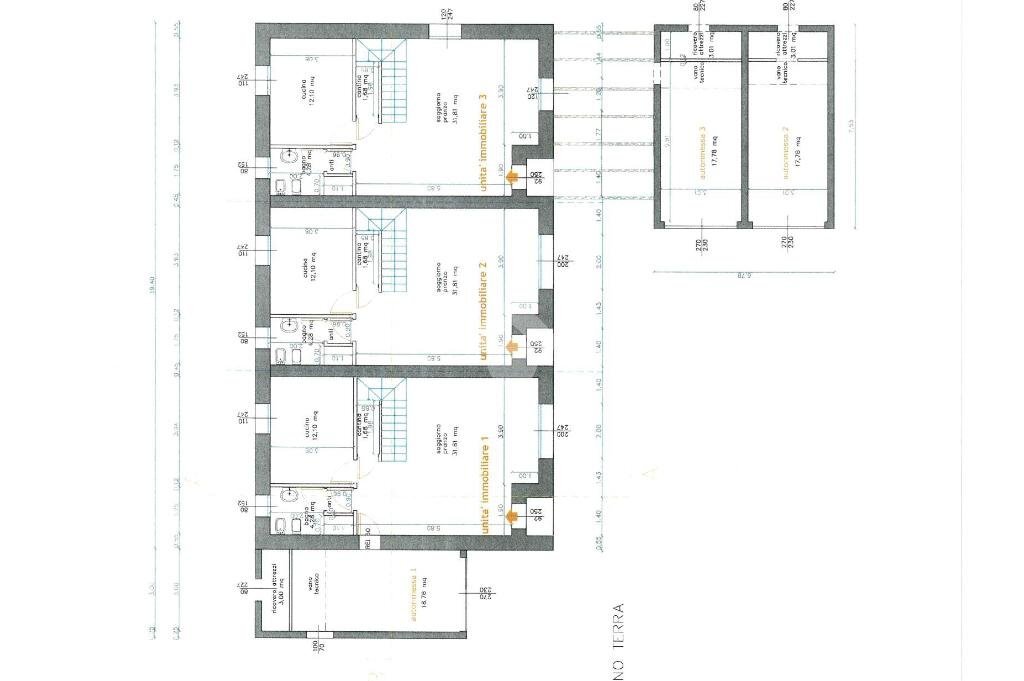 Villa a Schiera Via Fratelli Rosselli, Reggio nell'Emilia - planimetria 1