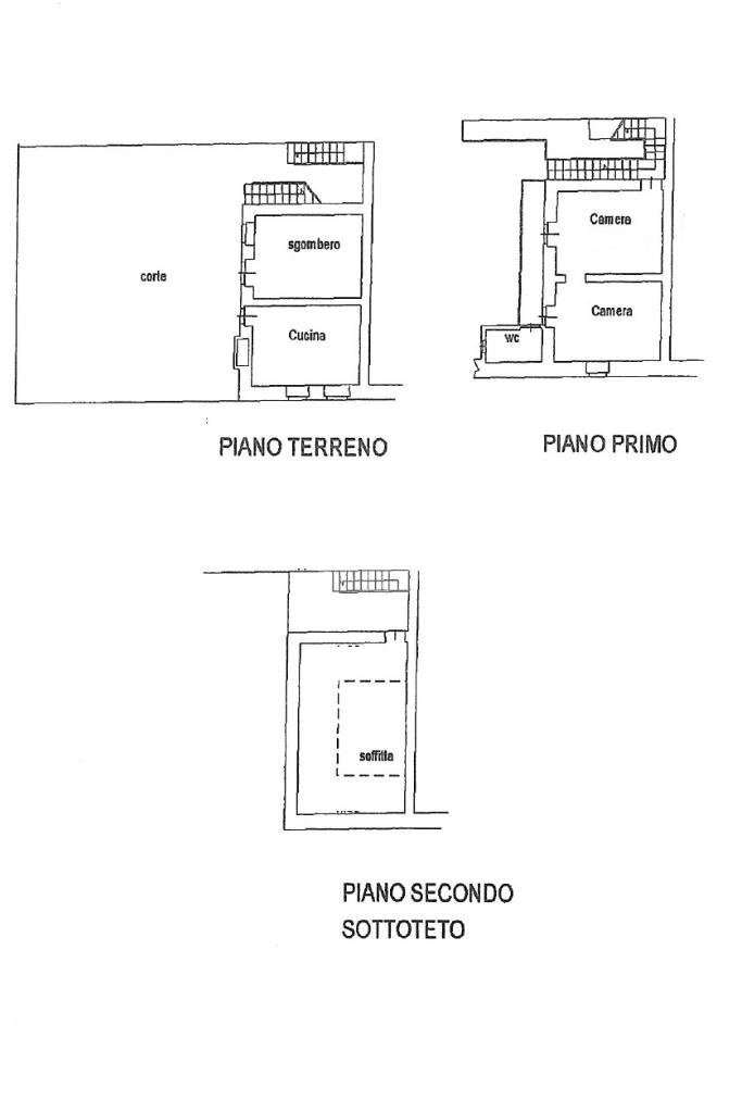 Casa semi indipendente Via de Amicis, Valenza - planimetria 1