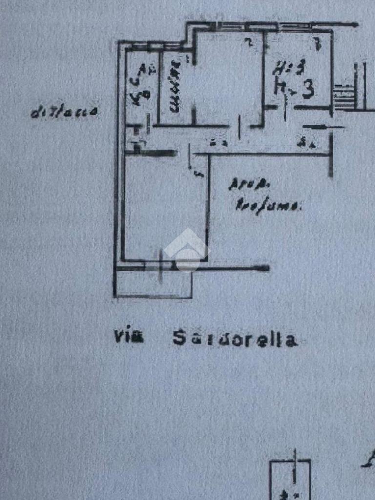 Three-room apartment Via Sardorella, Genova (neighborhood Bolzaneto) - floor plans 1