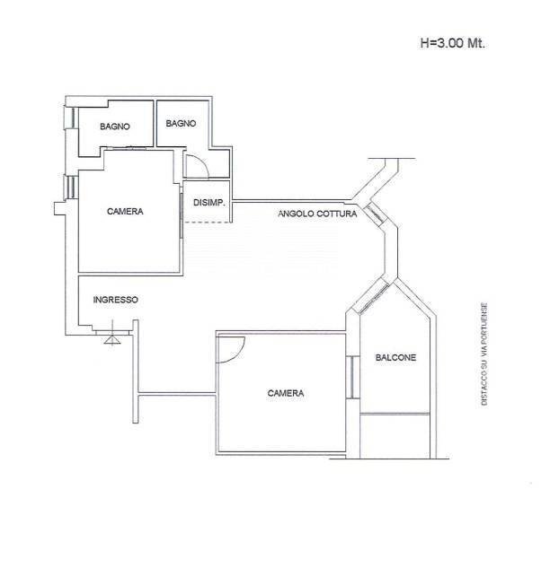 Foto 24 - Trilocale Largo Francesco Anzani, Roma - planimetria 1