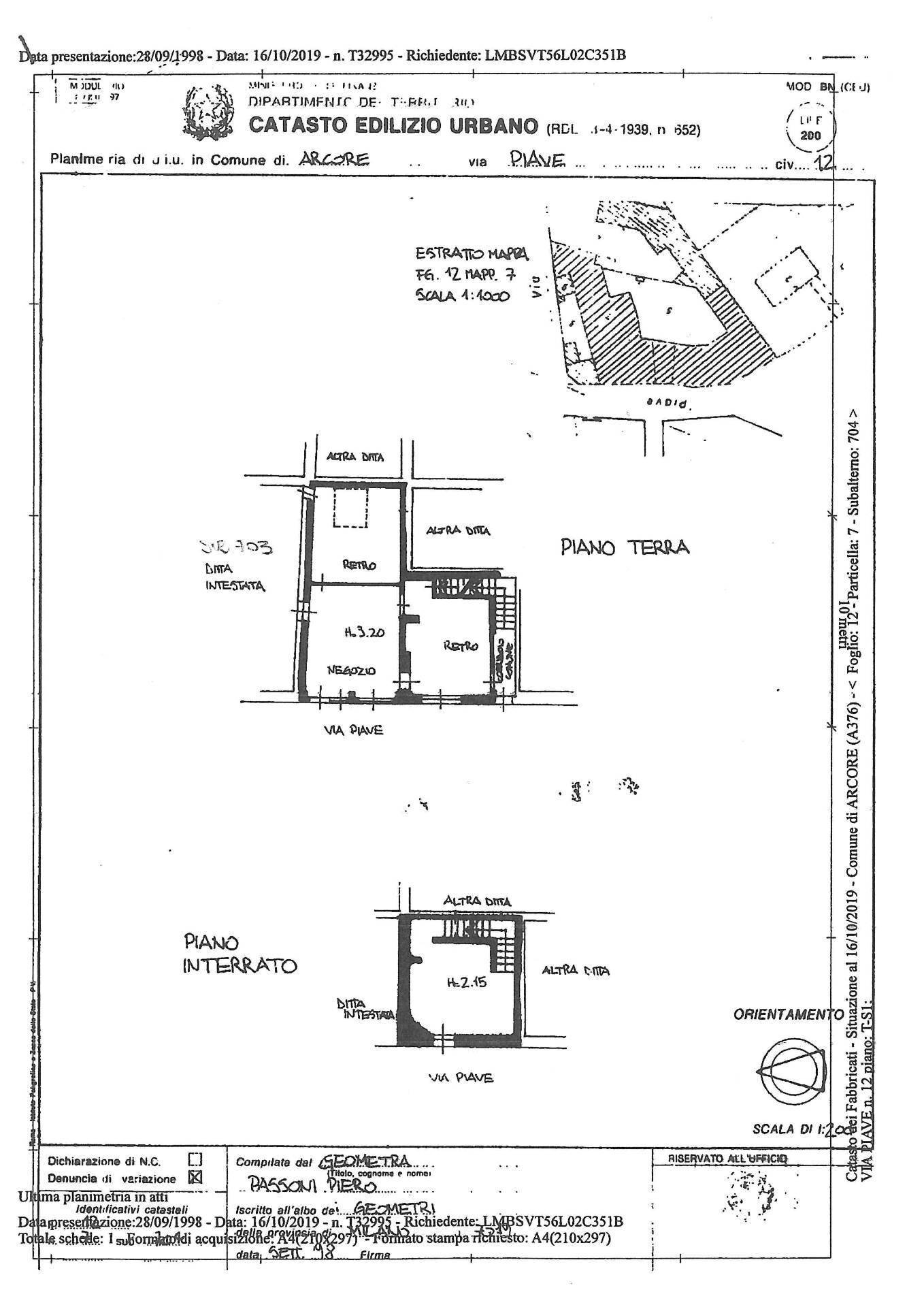 Foto 9 - Commercial Premises via piave
 
16, Arcore - floor plans 1