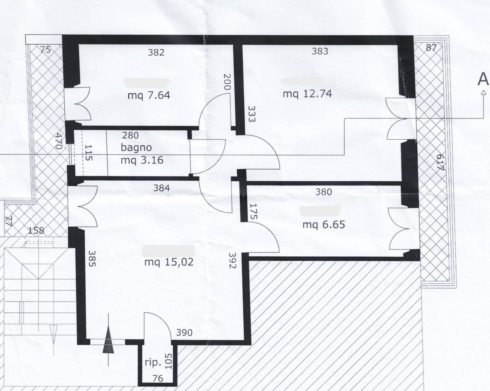 Foto 19 - Quadrilocale via Galvani
 
33, Viareggio - planimetria 1