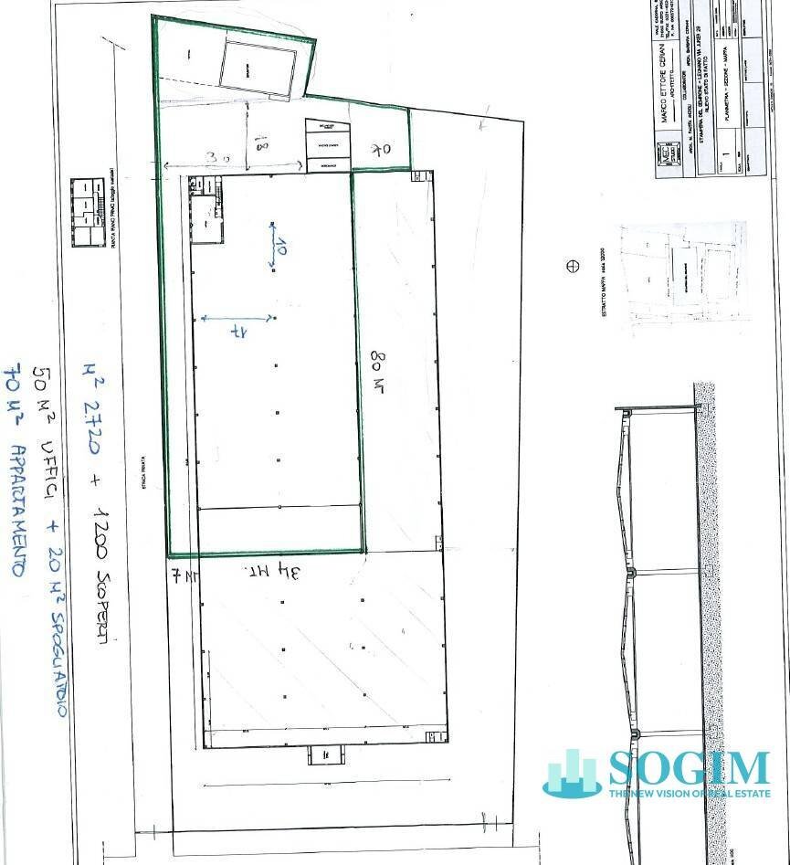 Foto 20 - Capannone Via Alberto Da Giussano
 
10, Legnano - planimetria 1