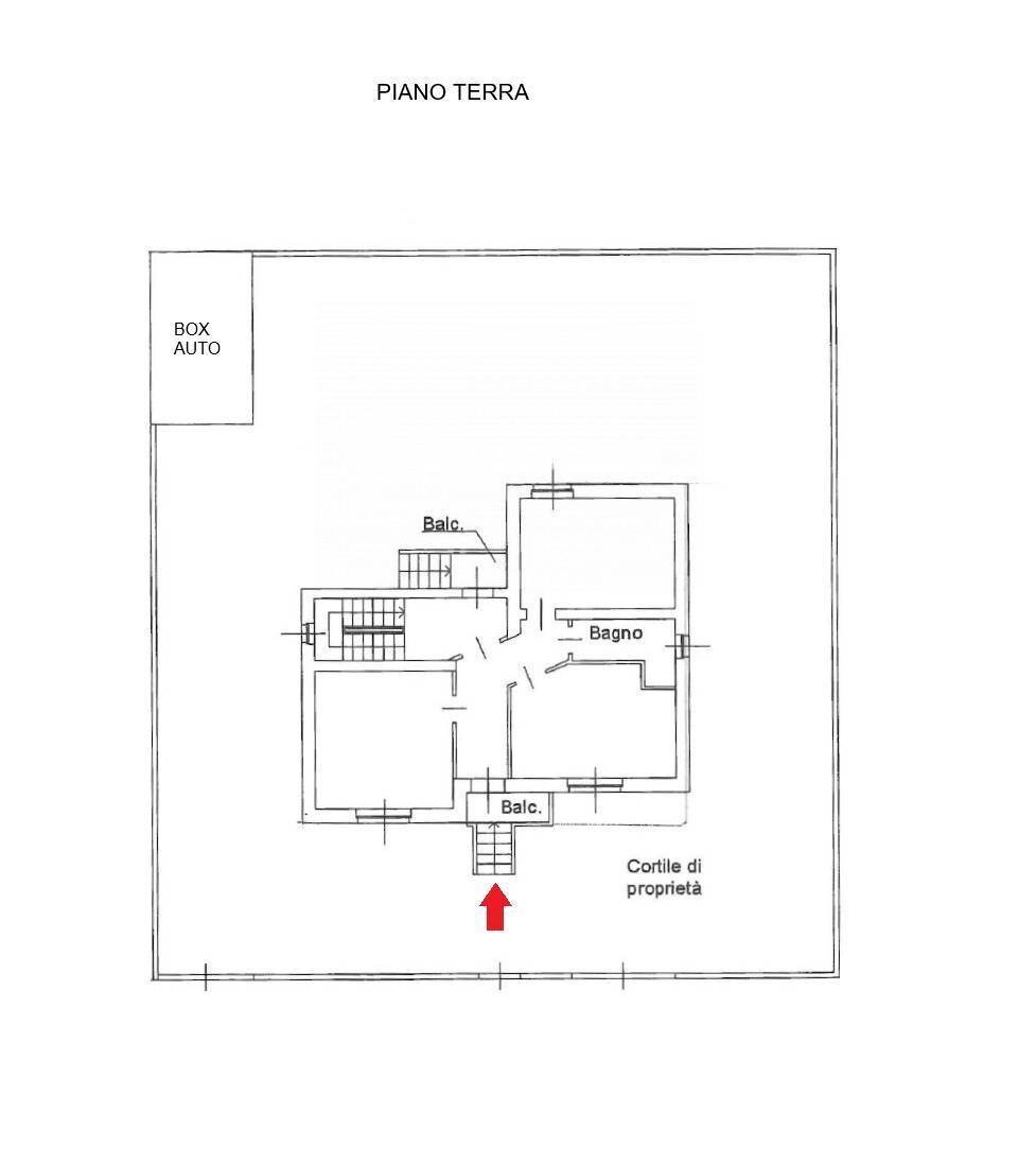 Foto 29 - Casa semi indipendente Via Leopardi, Magenta - planimetria 1
