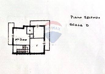 Pianta 2D - Trilocale via santa maria la stella
 
25, Aci Sant'Antonio - planimetria 1