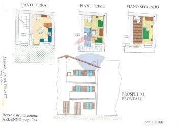 Pianta 2D - Casa semi indipendente via del Piano
 
25, Ardenno - foto 2