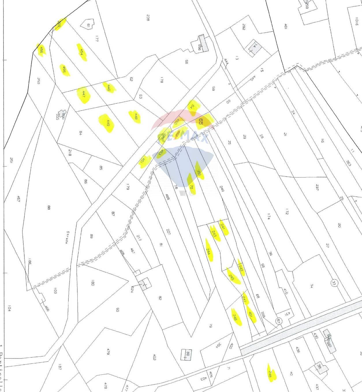 Pianta 2D - Terreno agricolo Pietralunga, Paterno - planimetria 1