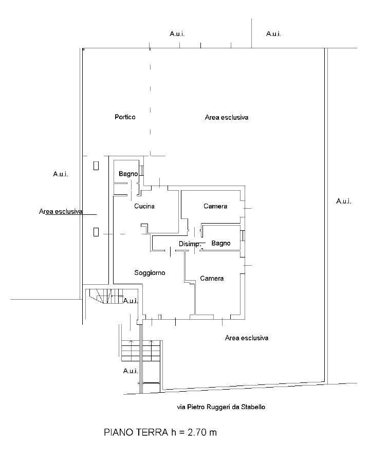 Foto 29 - Trilocale Via Serena
 
95, Bergamo - planimetria 1