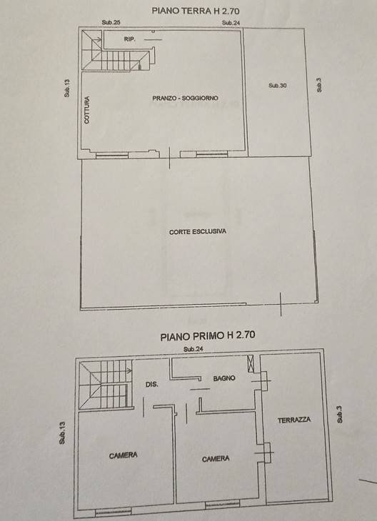Foto 32 - Terraced Villa Via Antonio Lombardo, Ferrara - floor plans 1