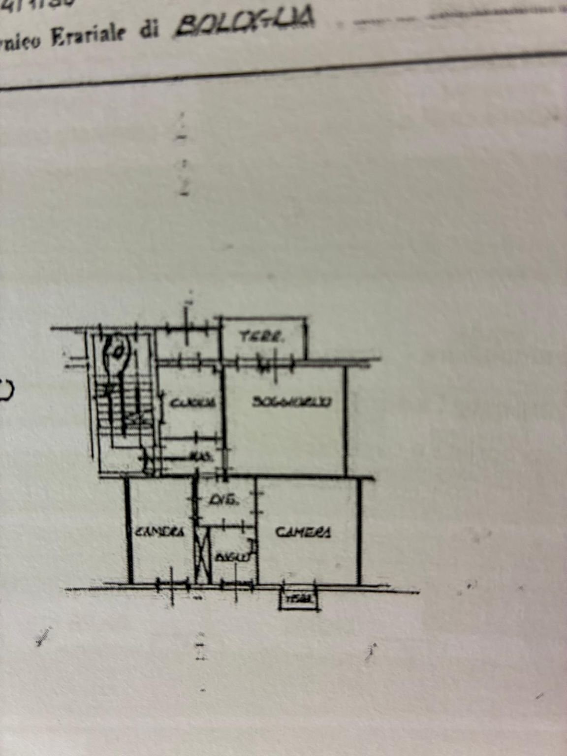 Quadrilocale via Pasubio, 51, Bologna (zona Saffi) - planimetria 1