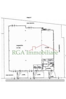 Capannone via delle More, Bonate Sopra - planimetria 1