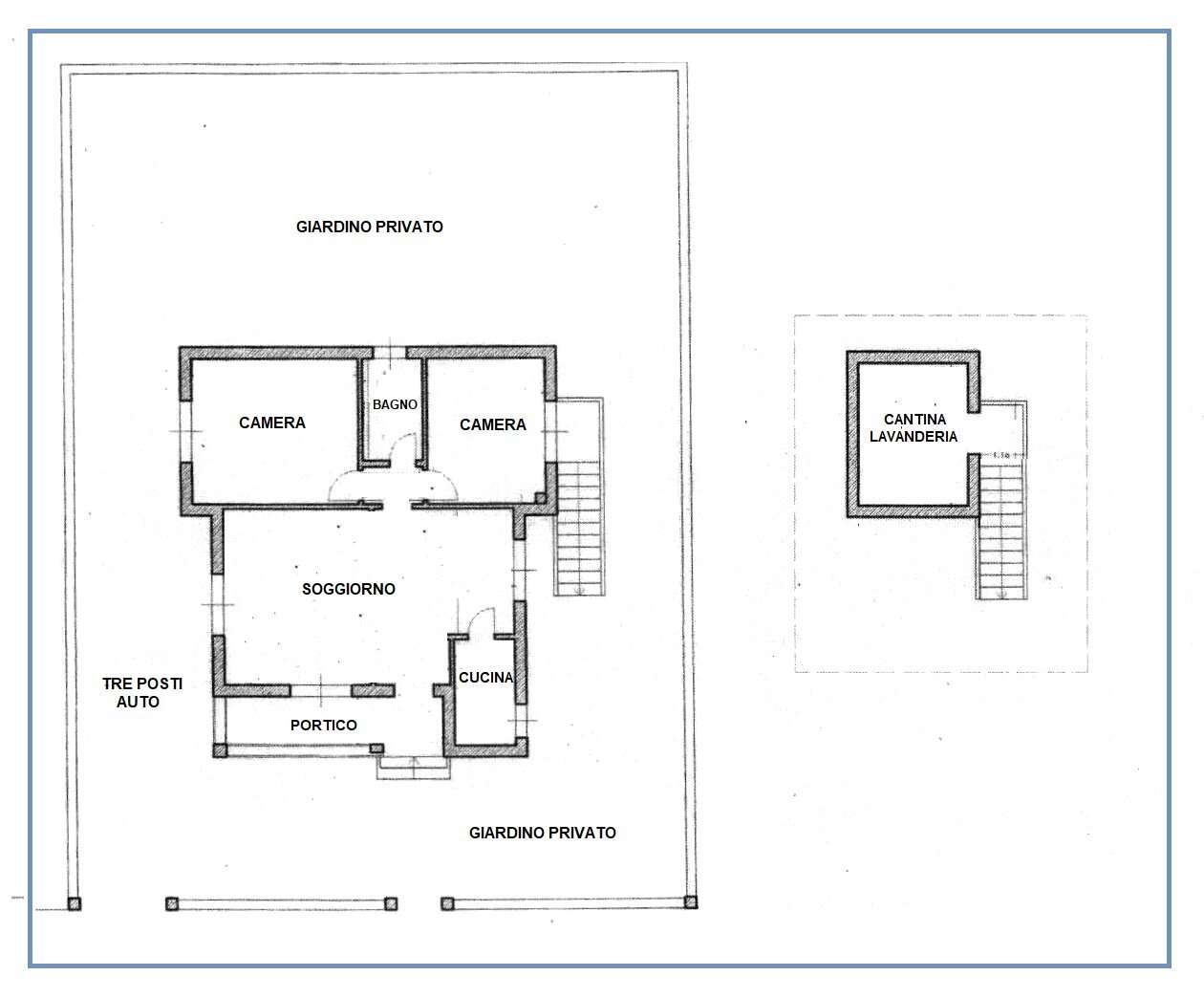 DISEGNO - Villa CHIESANUOVA, Brescia (neighborhood Chiesanuova) - floor plans 1