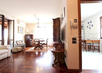 soggiorno cucina al primo piano - Villa a Schiera Via Cesare Battisti, Nerviano - foto 7