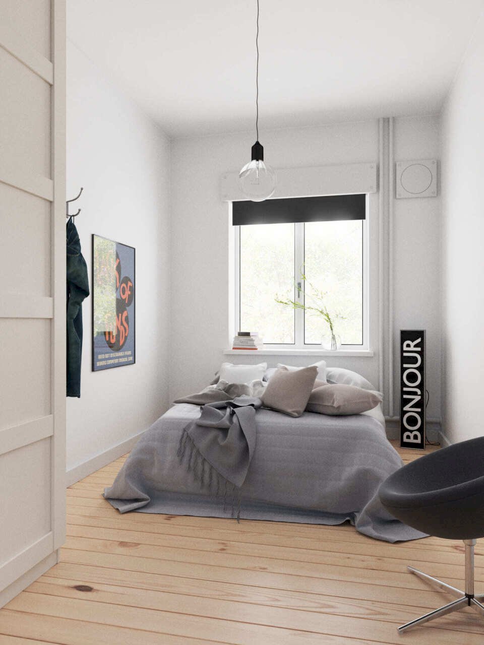 render progetto singola - Quadrilocale Via Stalingrado, Bologna - foto 3
