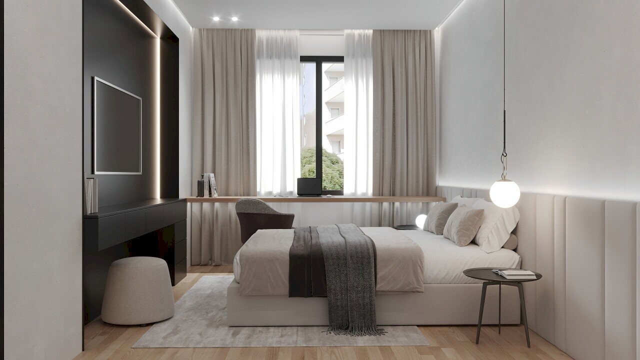 Render camera bilocale - Bilocale Viale Aldo Moro 44, Como - foto 3