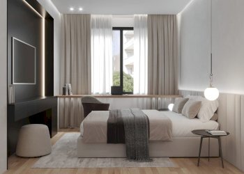 Render camera bilocale - Bilocale Aldo Moro 28, Como - foto 1