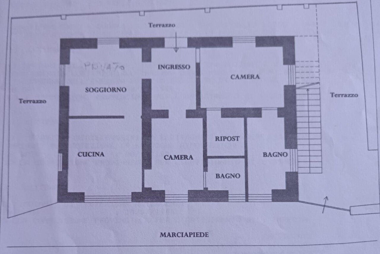 planimetria.jpg - Porzione di casa Sanremo - planimetria 1