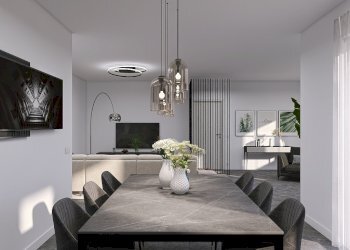 rendering  zona giorno - Appartamento Corso Giacomo Matteotti, Castel San Giovanni - foto 17