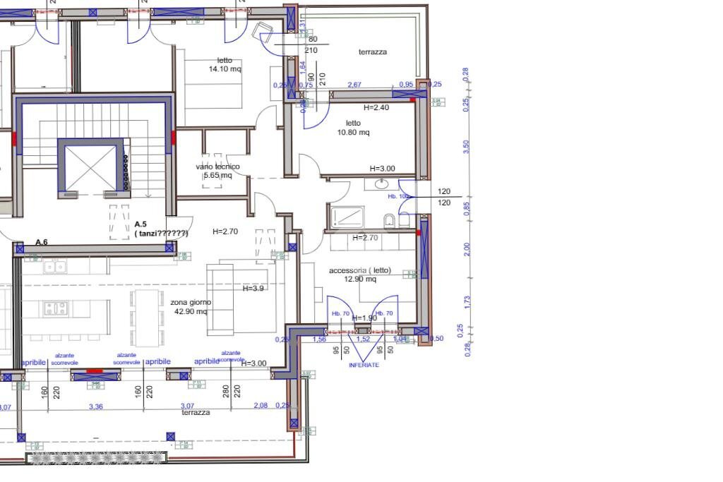 Quadrilocale Via praga, Collecchio - planimetria 1