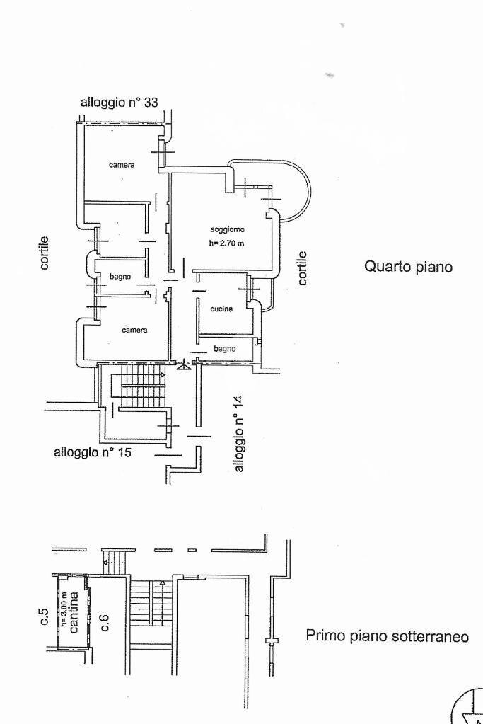 Quadrilocale Via F. Chabod, Aosta - planimetria 1