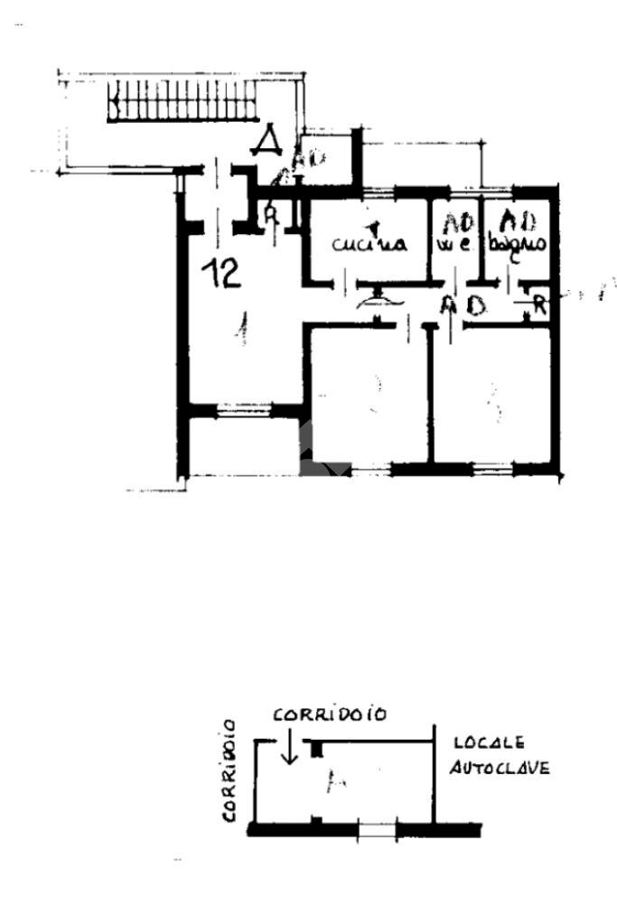 Quadrilocale Via calamandrei, Genova (zona Voltri) - planimetria 1