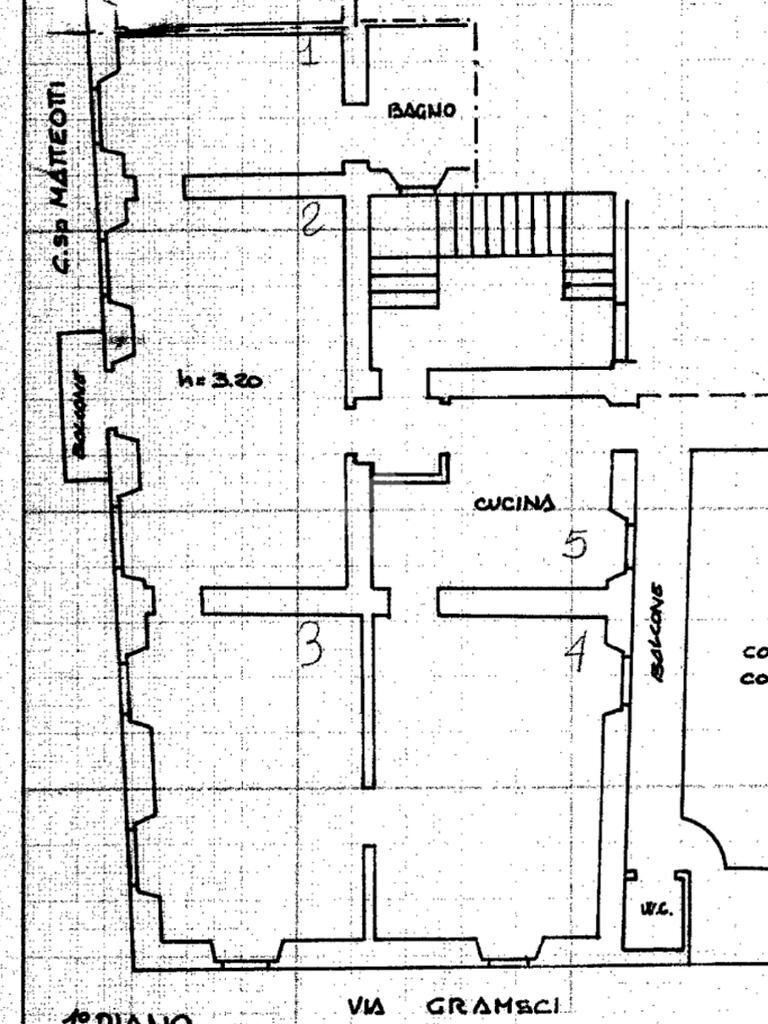 Four-room apartment Corso G.Matteotti, Oleggio - floor plans 1
