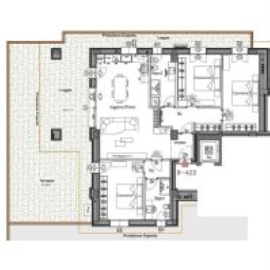 Quadrilocale Via Ghiaradino, 1B, Granarolo dell'Emilia - planimetria 1