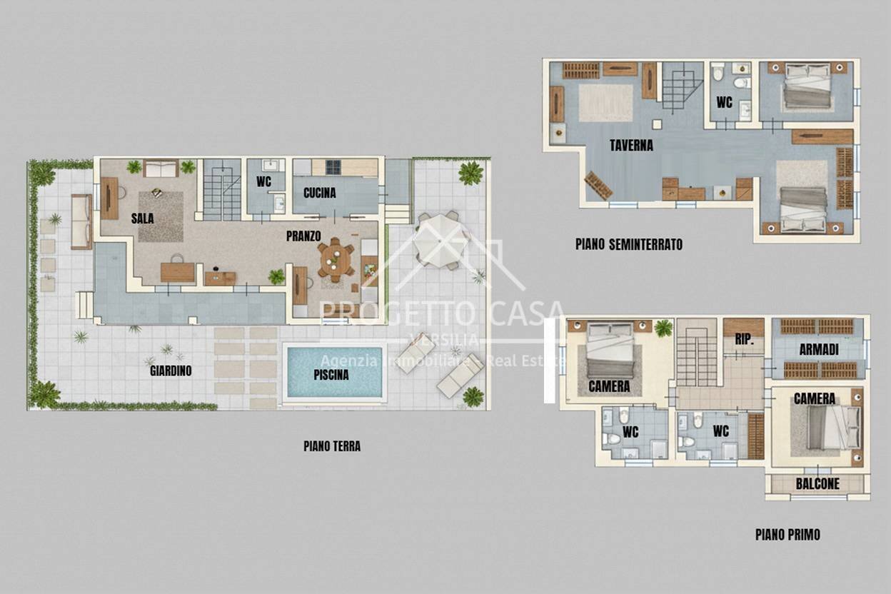 Foto 55 - Casa indipendente VIA DEGLI ARANCI, Camaiore - planimetria 1