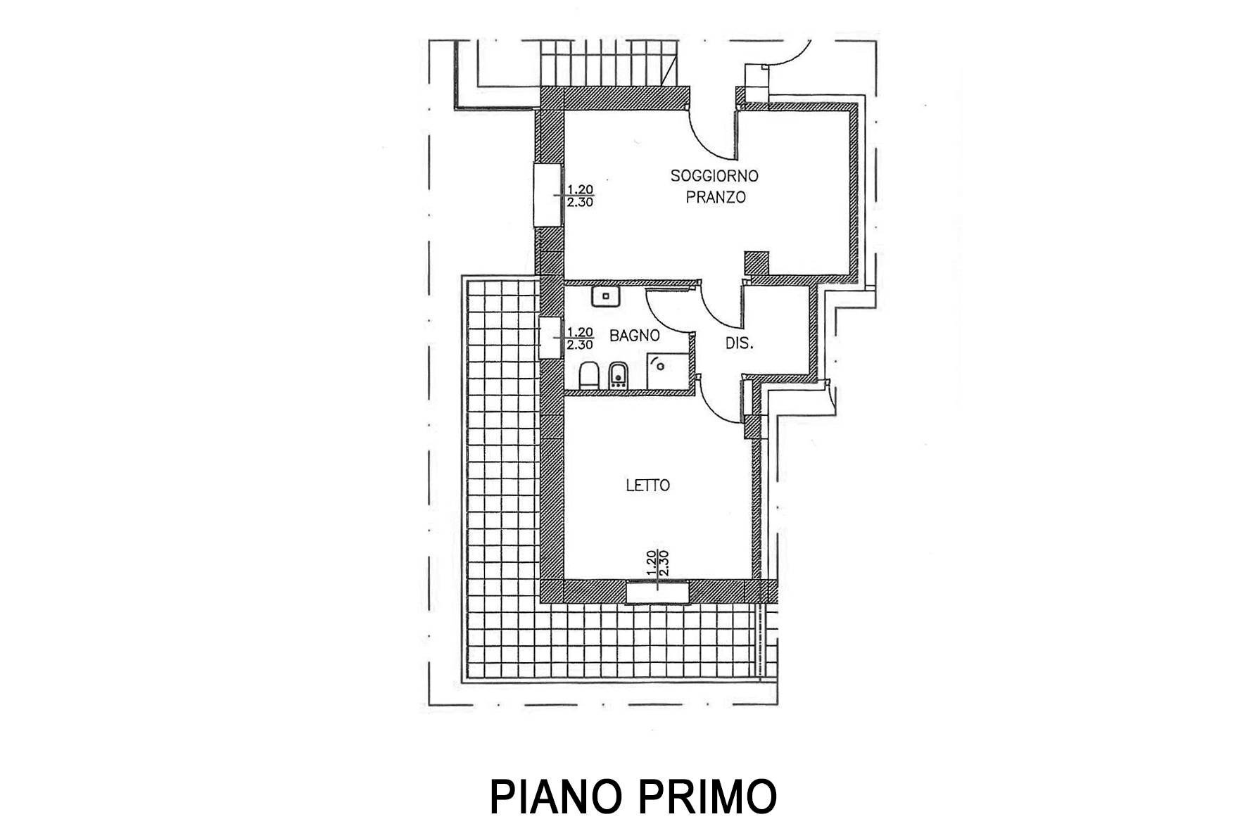 Foto 11 - Bilocale Via Tocci
 
sn, Pesaro - planimetria 1