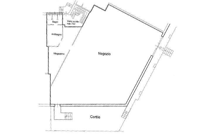 Planimetria - Negozio via Dei Termini, Osio Sopra - planimetria 1