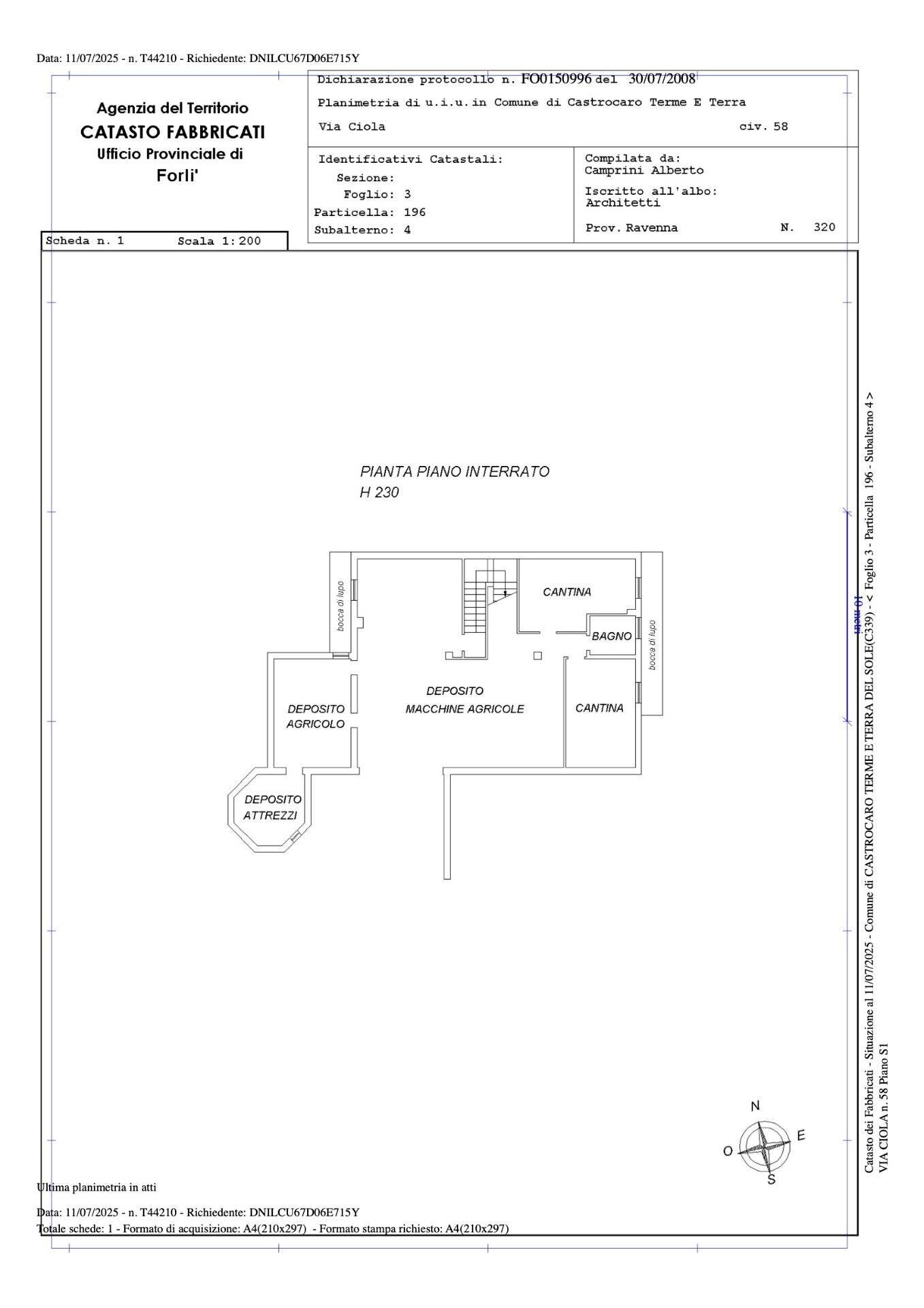 Foto 66 - Villa Via Ciola, Castrocaro Terme e Terra del Sole - floor plans 1