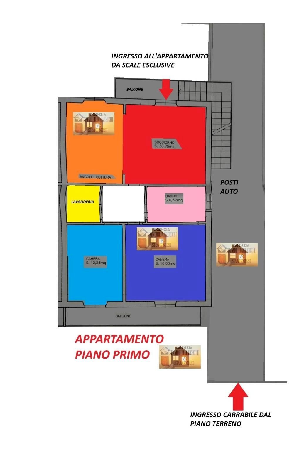 Quadrilocale strada Regionale Pistoiese, Signa - planimetria 1