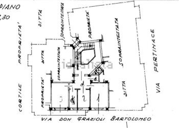 Planimetria - Trilocale via Don Bartolomeo Grazioli, 40, Torino (zona Mirafiori Nord) - foto 24