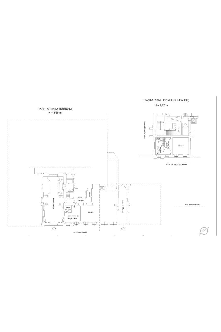 Loft via 20 Settembre, 41, Torino (neighborhood Centro) - floor plans 1