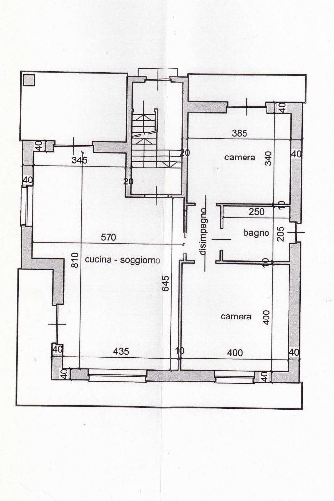 Porzione di casa Stradale Cappella Merli, Bricherasio - planimetria 1