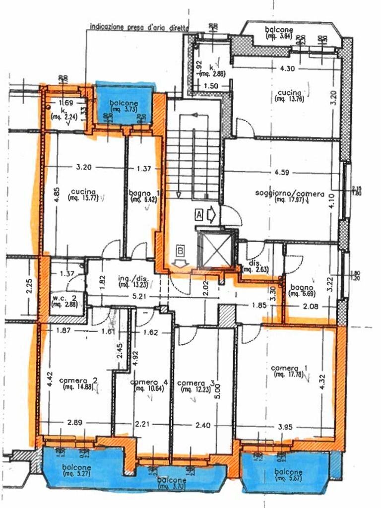 Apartment Viale gramsci, Grugliasco - floor plans 1