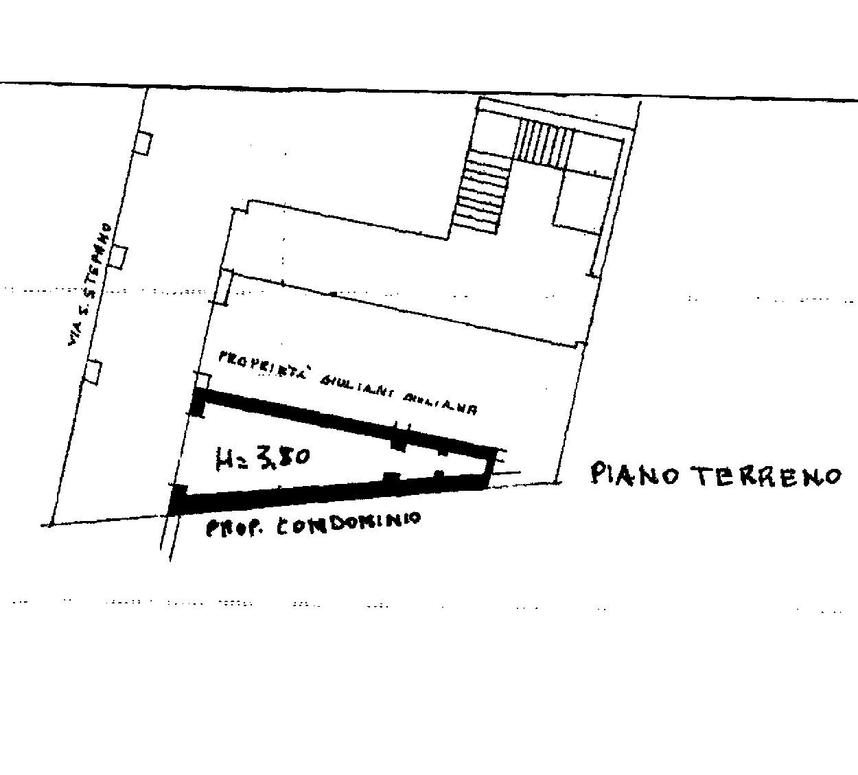 Shop via Santo Stefano, 84, Bologna (neighborhood Centro Storico) - floor plans 1