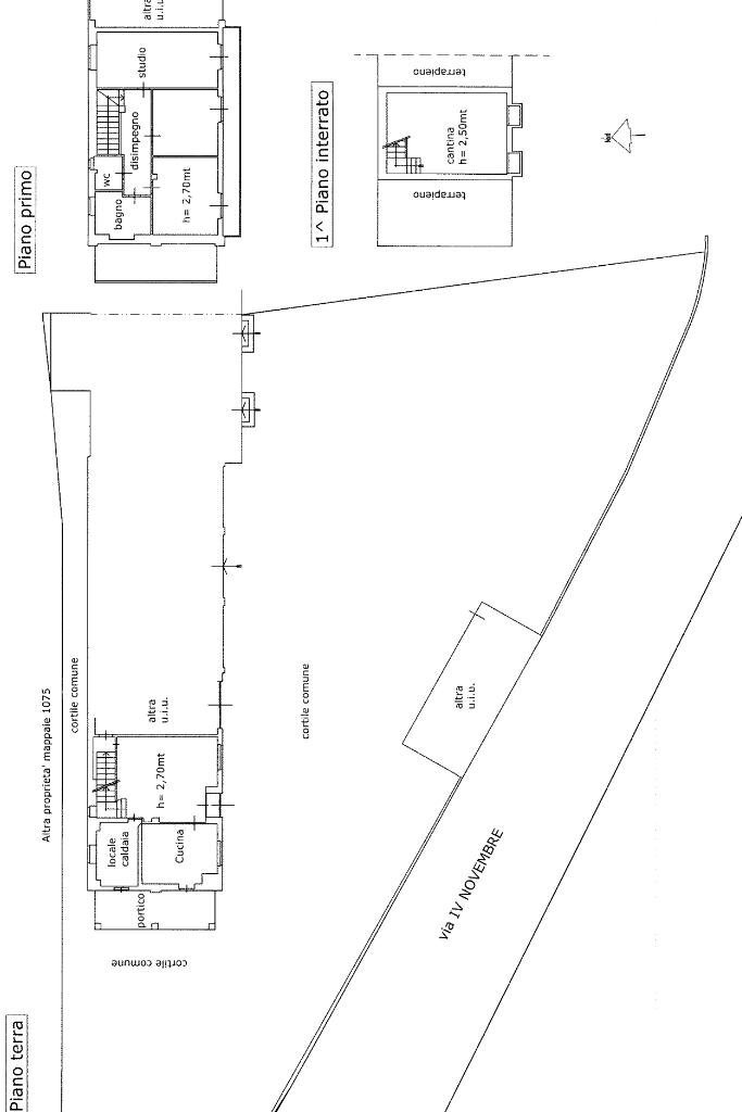 Semi-detached house Via IV novembre, Trofarello - floor plans 1