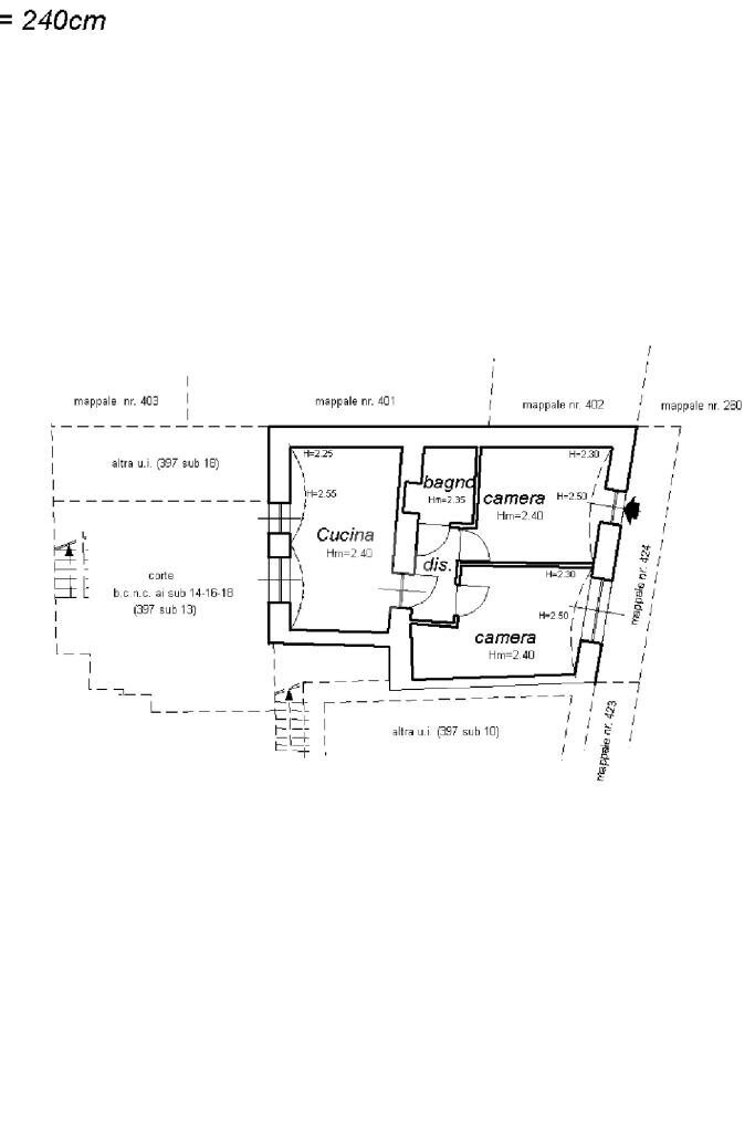 Three-room apartment Via Roma, Vaie - floor plans 1