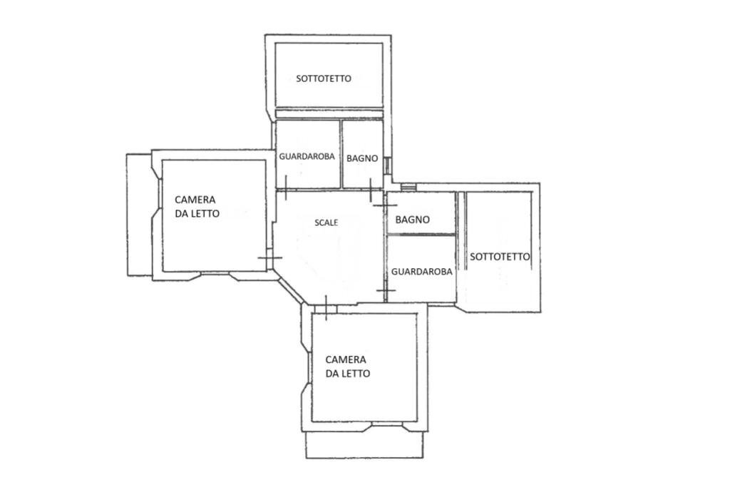 Villa Via Cave, Bagnolo Piemonte - planimetria 1