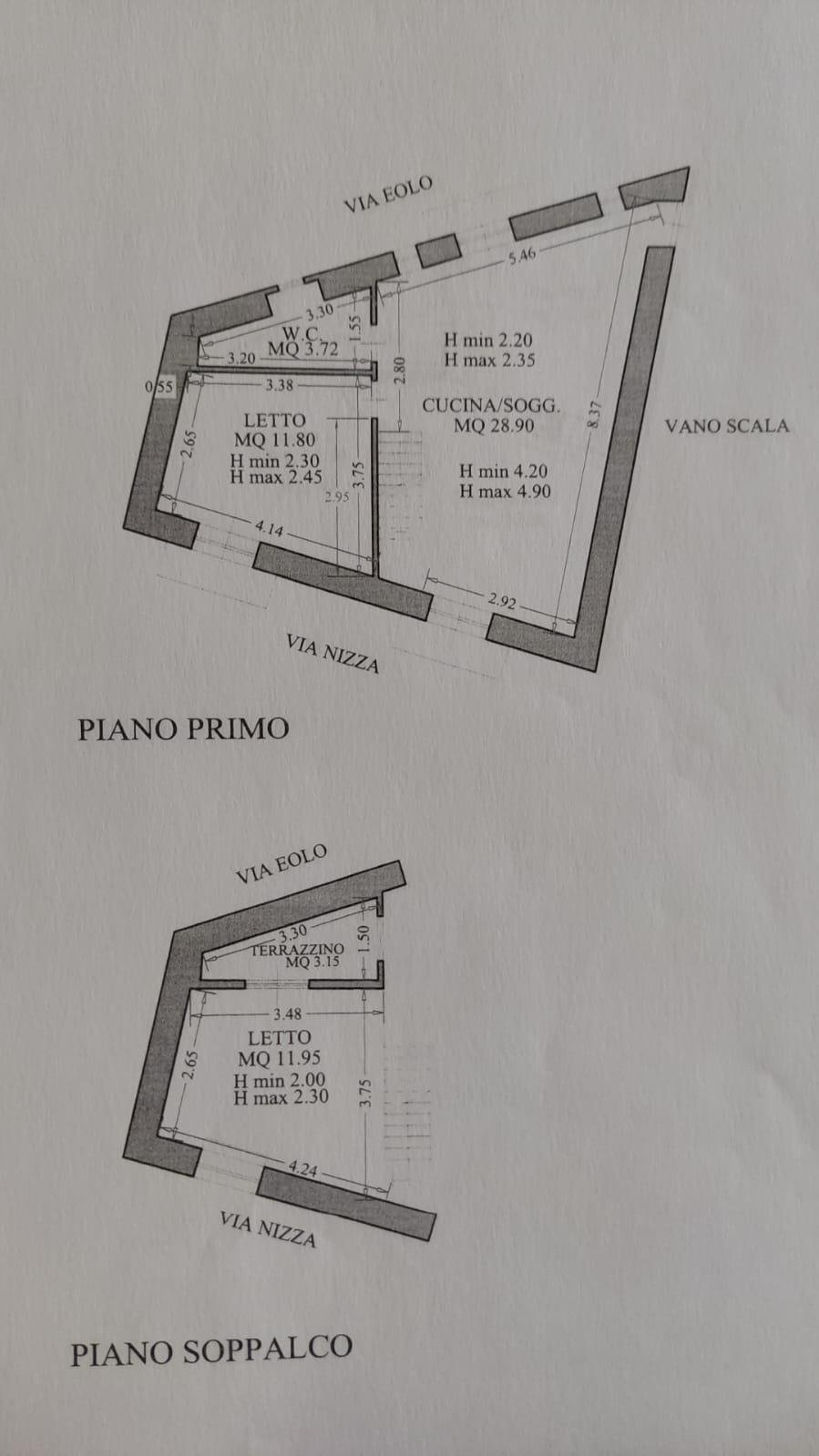 Bilocale Via Nizza, 21, Siracusa - planimetria 1