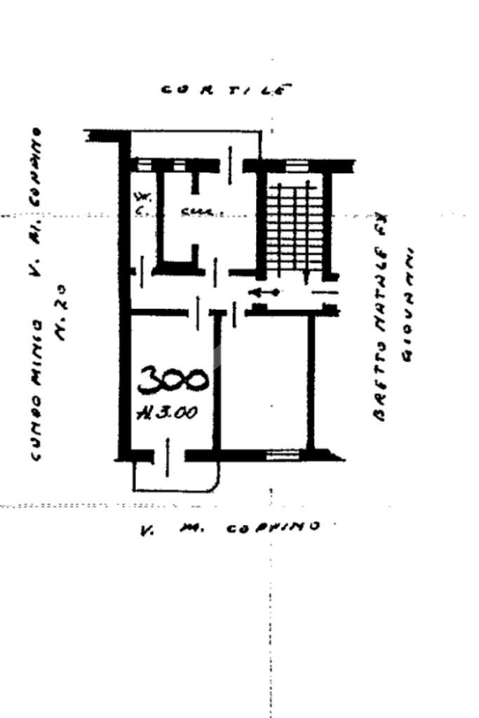 Trilocale Via Michele Coppino, Torino (zona Borgo Vittoria) - planimetria 1