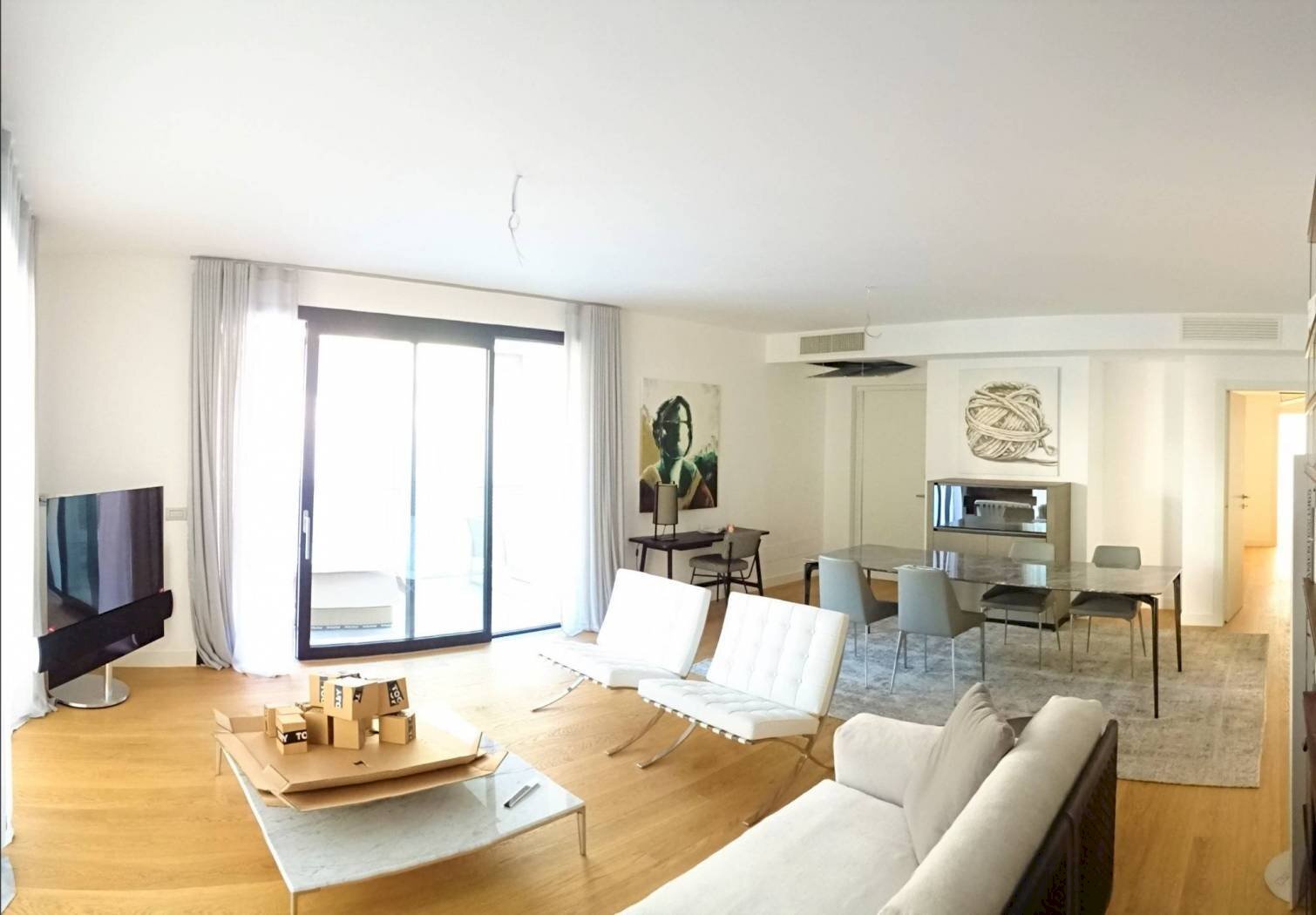 soggiorno - Four-room apartment via Monte Ortigara, Bergamo - photo 2