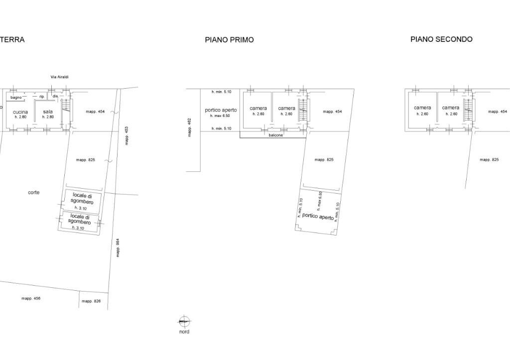 Casa semi indipendente Via Airaldi, Castelnuovo Bormida - planimetria 1