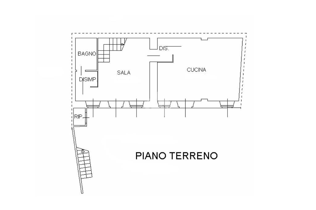 Casa indipendente Cascina Margherita, Moncrivello - planimetria 1